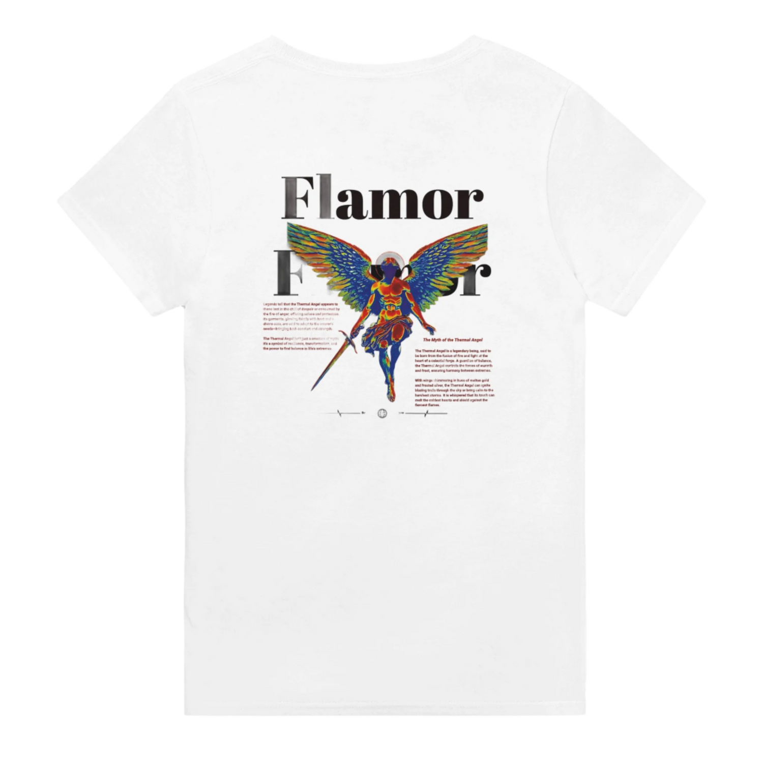 Thermal angel White Tee | - FLAMOR