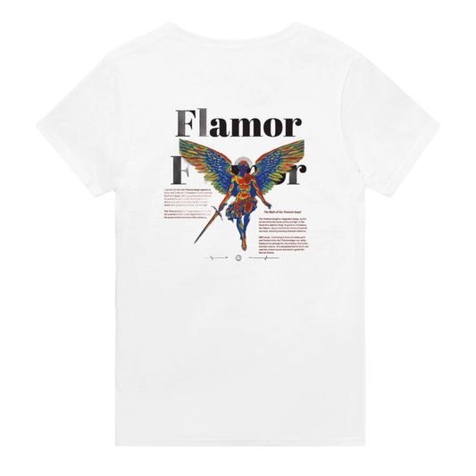 Thermal angel White Tee | - FLAMOR